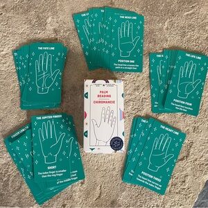 Indigo Palm Reading Card Set